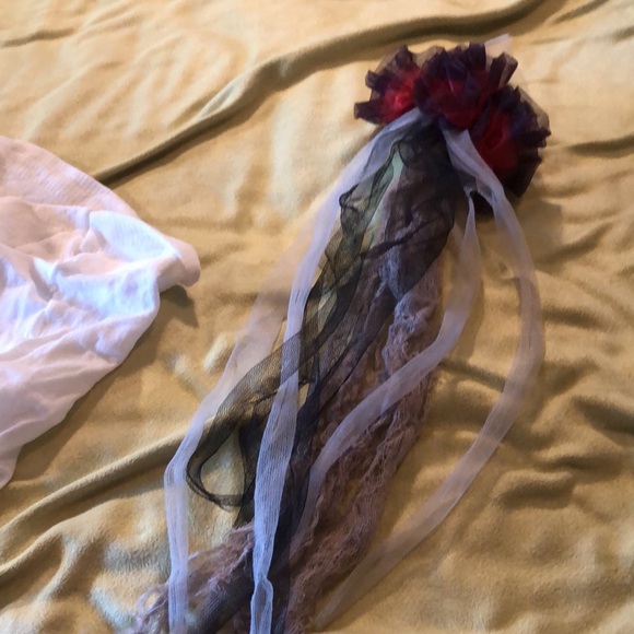 XLarge Girl Prom Queen Corpse Amscan Suit Yourself Costumes dress, sash, Corsage - Picture 14 of 17